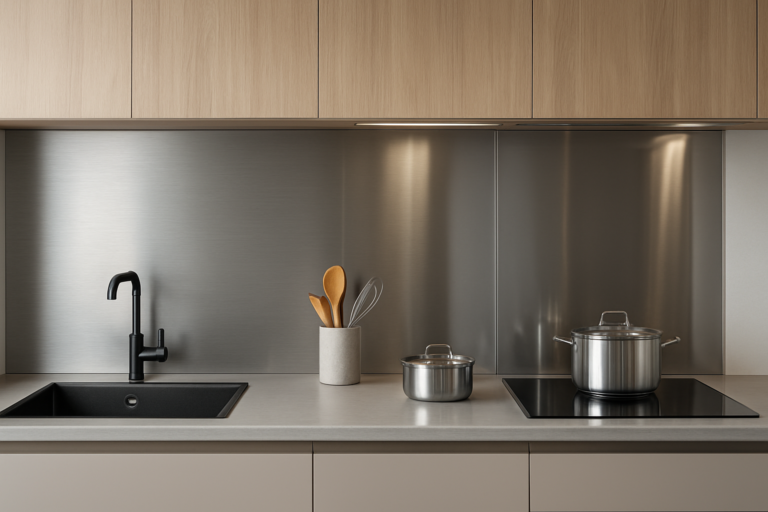 Crédence inox brossé ou miroir : Comparaison et choix pour votre cuisine