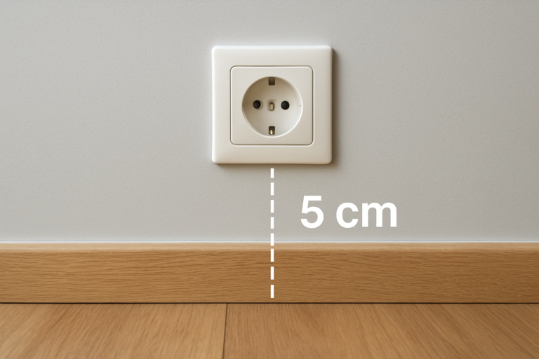Hauteur prise électrique 5 cm : normes et conseils d’installation