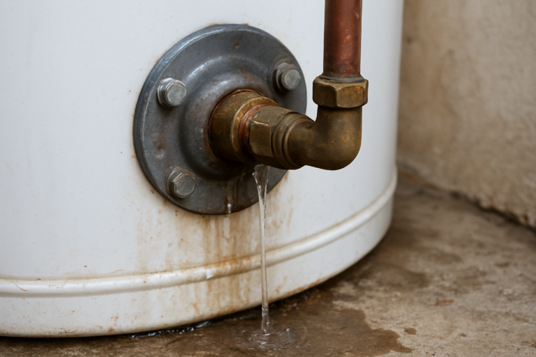 Joint de bride du chauffe-eau qui fuit : causes et solutions